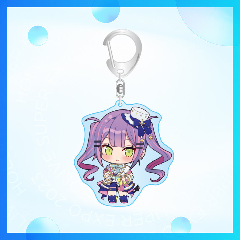 "hololive SUPER EXPO 2023" Chibi Acrylic Keychain Bright Outfit Ver. - Gen 3 & Gen 4