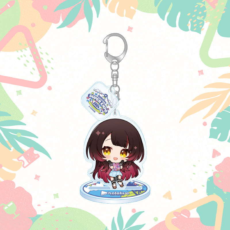 "hololive SUPER EXPO 2024 Chibi Acrylic Stand with Ornaments" Gen 0 & Gen 1